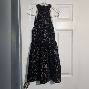 Ark & Co Black Lace Backless Dress